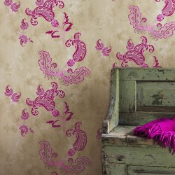 Paisley Pink Wallpaper