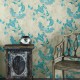 Paisley Turquoise Wallpaper