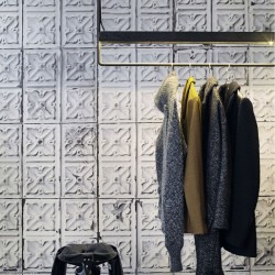Brooklyn Tins 04 Grey Wallpaper