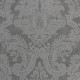 Equus Silver on Graphite Grey Wallpaper