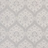 Otoman Silver on Ivory Cream Wallpaper