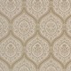 Otoman Golden Bronze on Cream Wallpaper