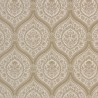 Otoman Golden Bronze on Cream Wallpaper