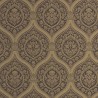 Otoman Brown & Gold Bronze Wallpaper