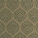 Otoman Golden Bronze on Dark Green Wallpaper