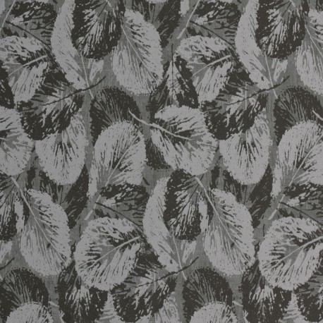 Glace Silver Grey & Black Wallpaper