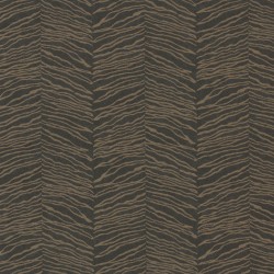 Esqueje Zebra Black & Golden Bronze Wallpaper