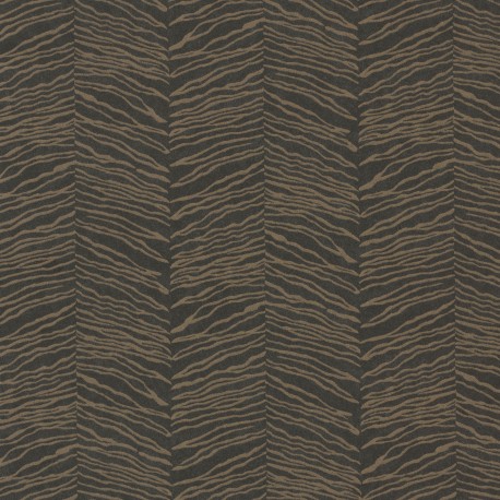 Esqueje Zebra Black & Golden Bronze Wallpaper